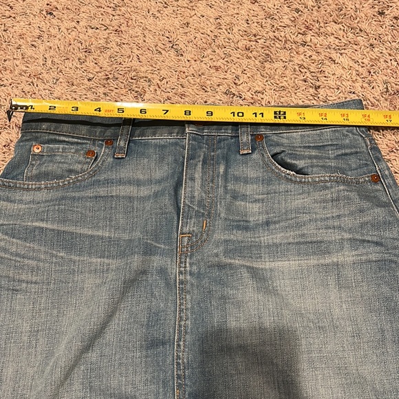 Madewell A Line denim skirt - Picture 7 of 9
